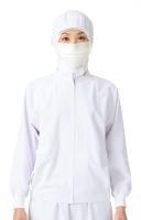 HACCP対応白衣　406-70　男女兼用長袖ジャンパー(白)