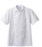 arbeチトセ　半袖 コックコート　厨房用白衣　 AS-7301　男女兼用